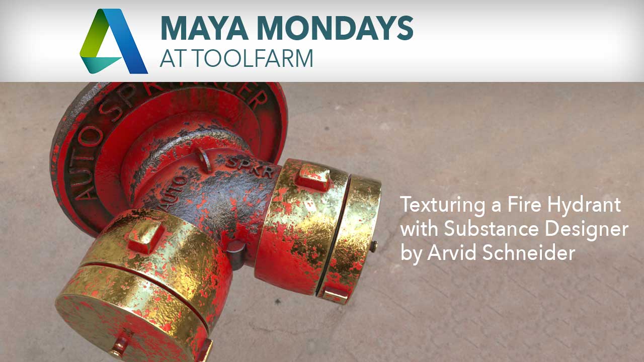 Maya Monday: Texturing a Fire Hydrant with Substance Designer and Maya