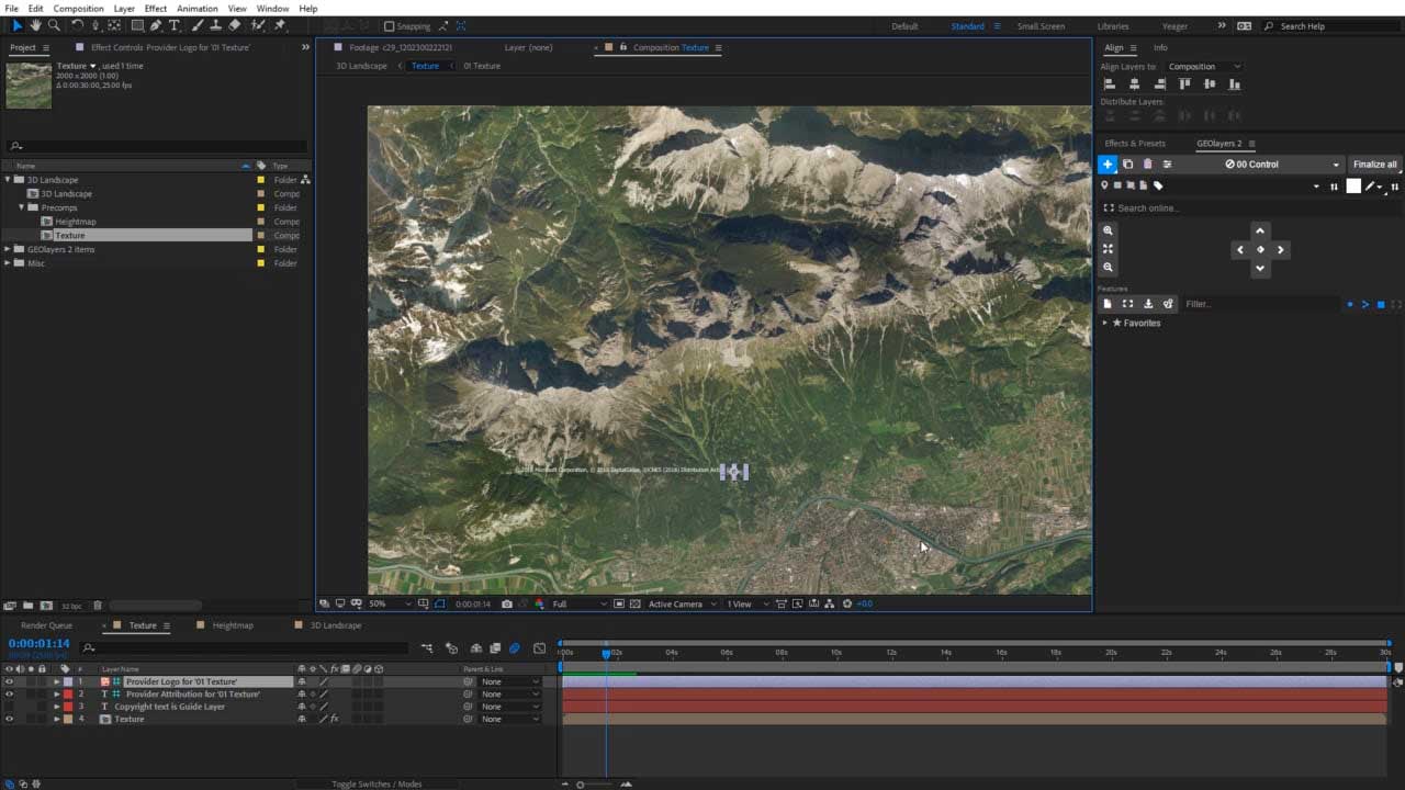 Tutorial: 360° Landscapes with FreeForm Pro + GEOLayers 2 + After Effects CC