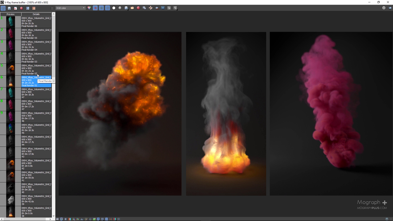 3ds Max: Rendering Realistic Explosion and Smoke in V-Ray for Max -