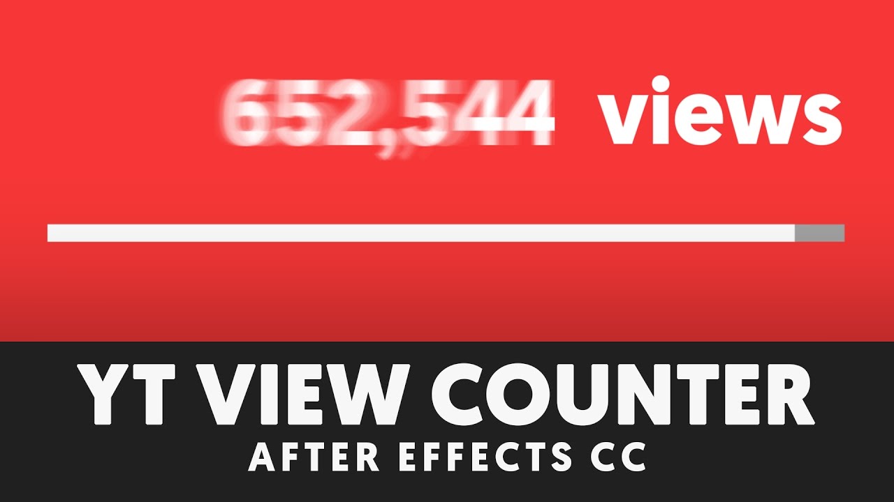 Animated Counter Numbers in After Effects