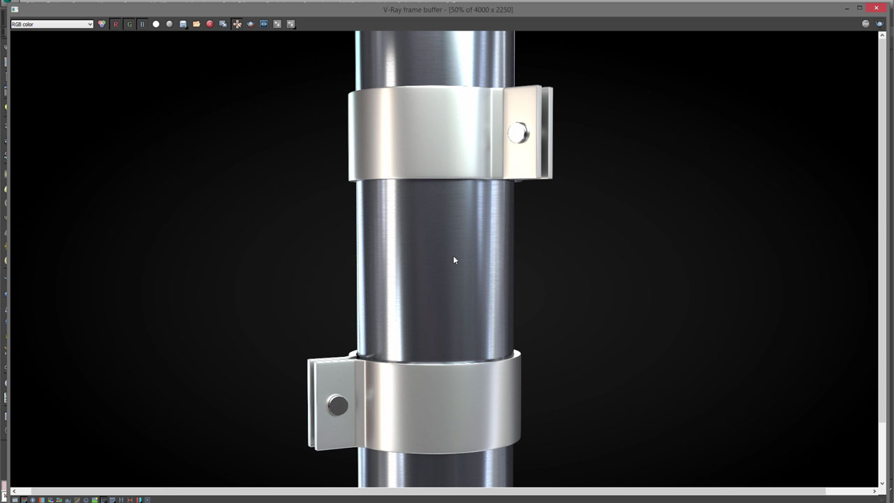 3DS Max: Create Brushed Metal in VRay