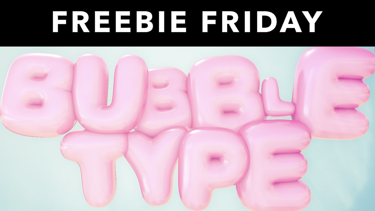 Freebie: 3D Bubble Type Rig for Cinema 4D from eyedesyn