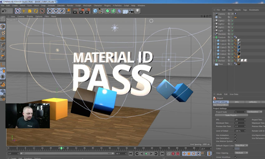 Cinema 4D Custom Material ID Pass Tutorial