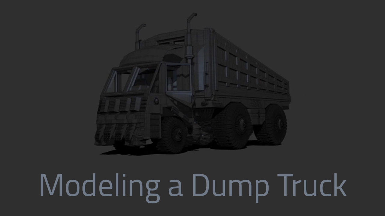 Modeling a Dump Truck with Pixologic ZBrush