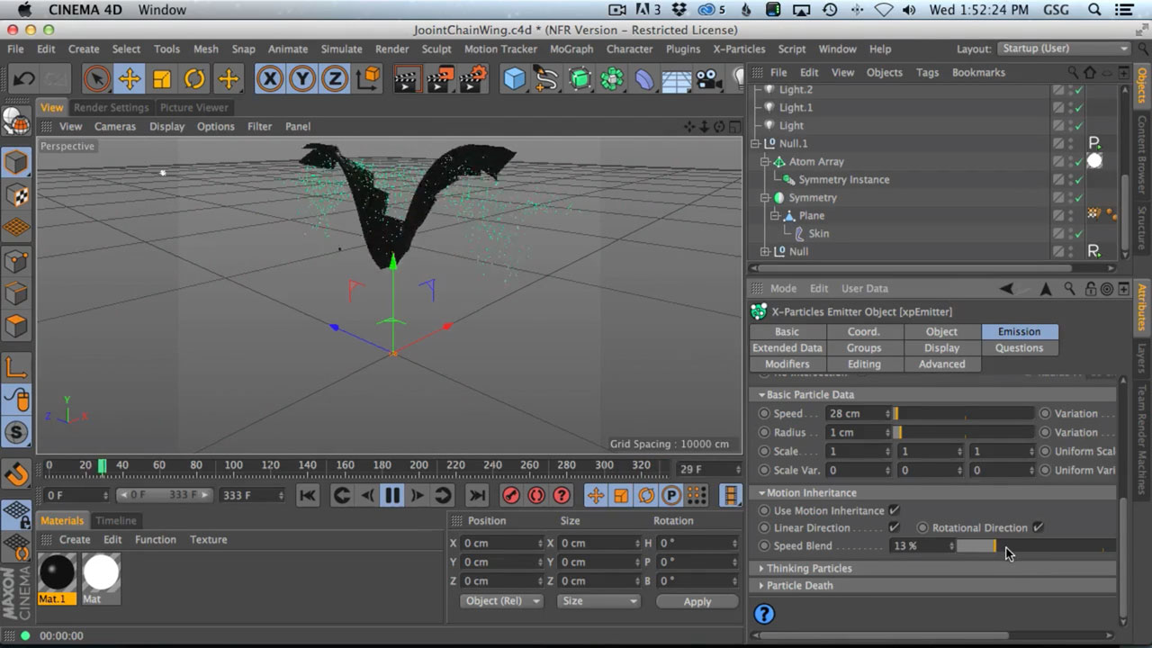 C4D: How To Use Dynamic Joint Chains To Make A Flapping Wing Rig
