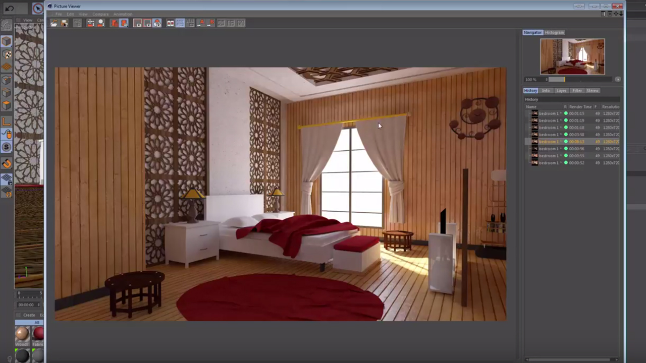 Realistic Interior Render in Cinema with Free Project File