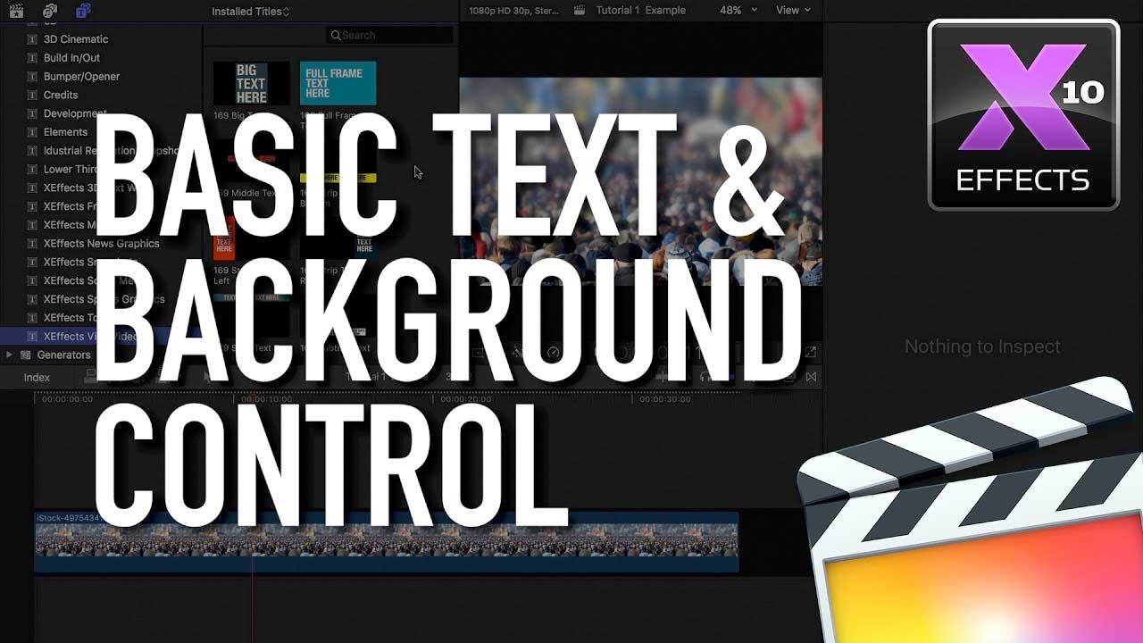 FCPX: Idustrial Revolution Viral Video Text & Background Control