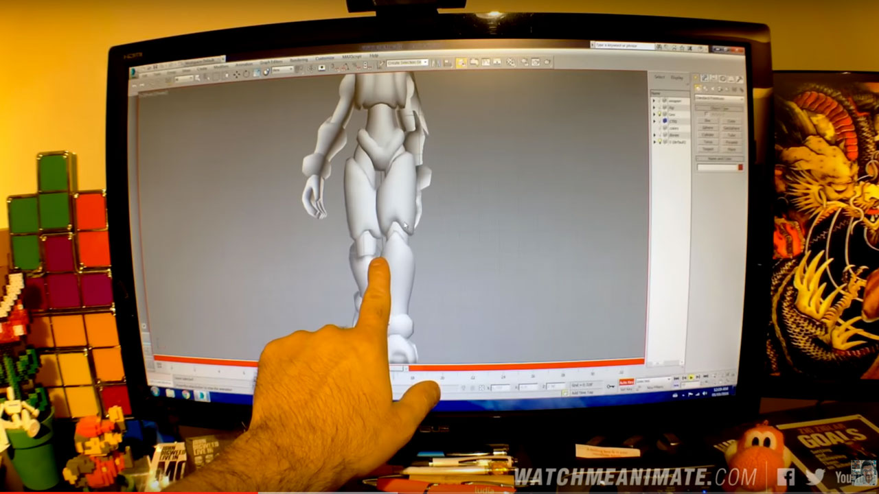 Character Animation: Adding Weight and Life to a Character’s Legs in 3ds Max