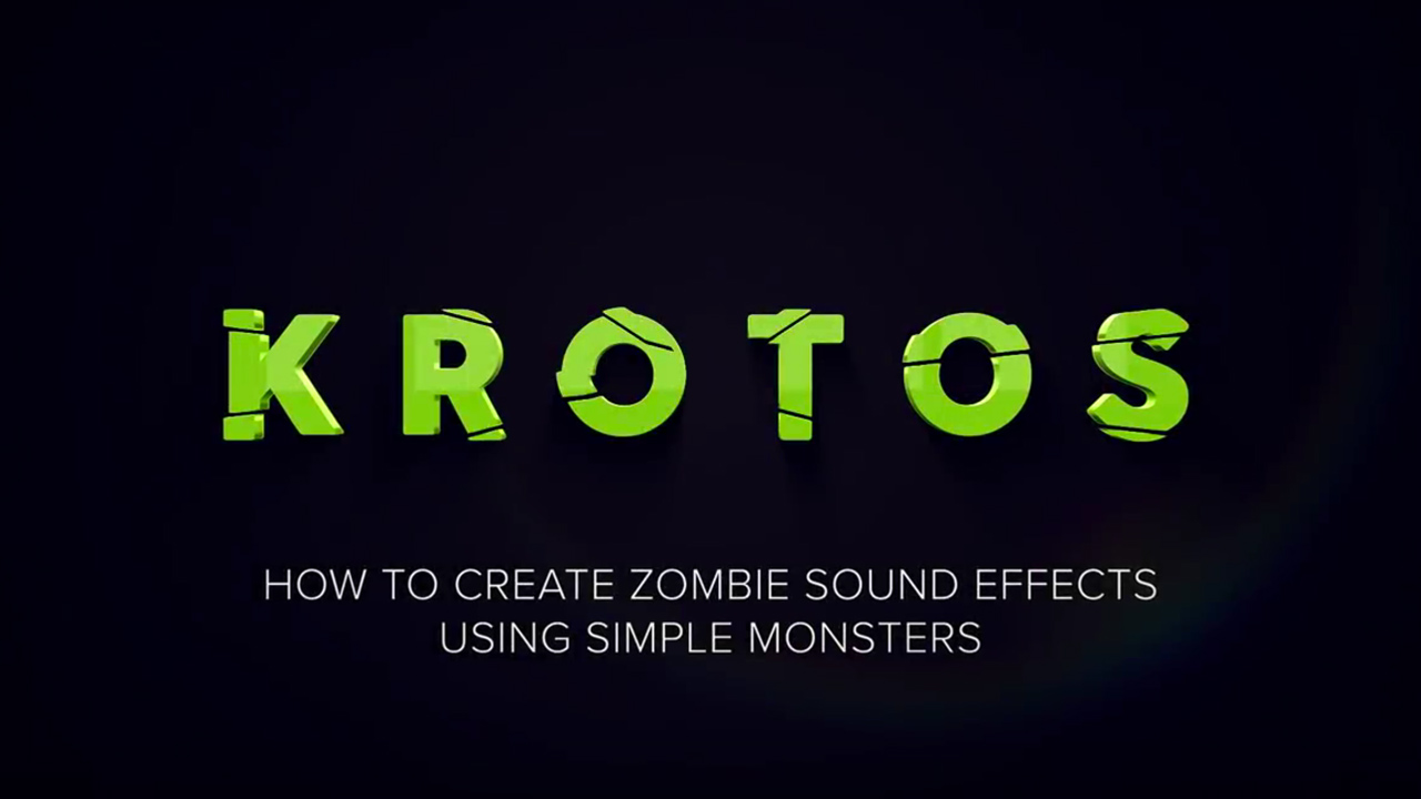 Audio: Create Zombie Sound Effects Using Simple Monsters