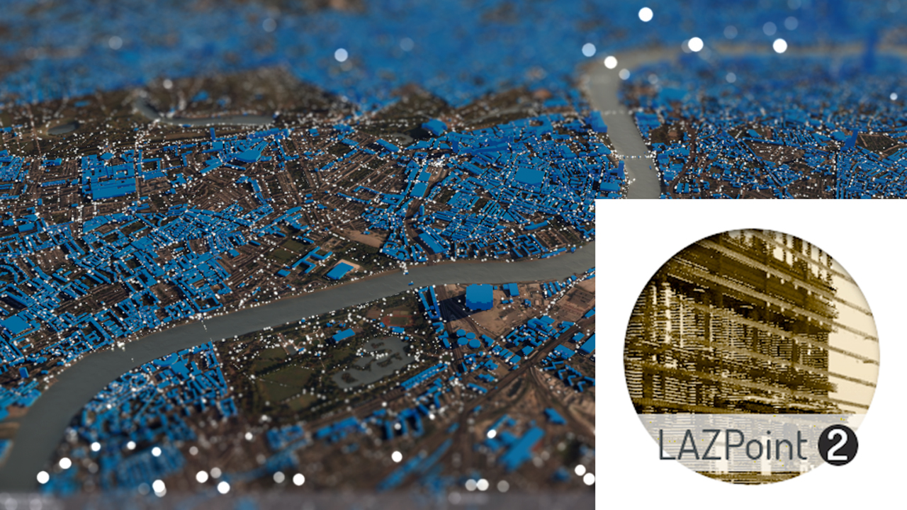 New: CinemaPlugins LAZPoint is Now Available – Lidar Point Cloud Rendering