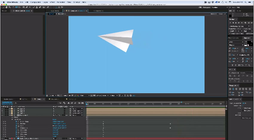 Create a Paper Airplane in After Effects. - Toolfarm