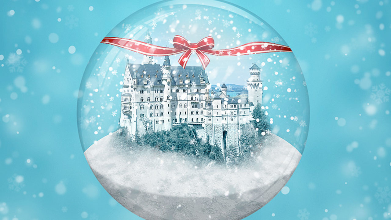Photoshop – Create a Winter Snow Globe