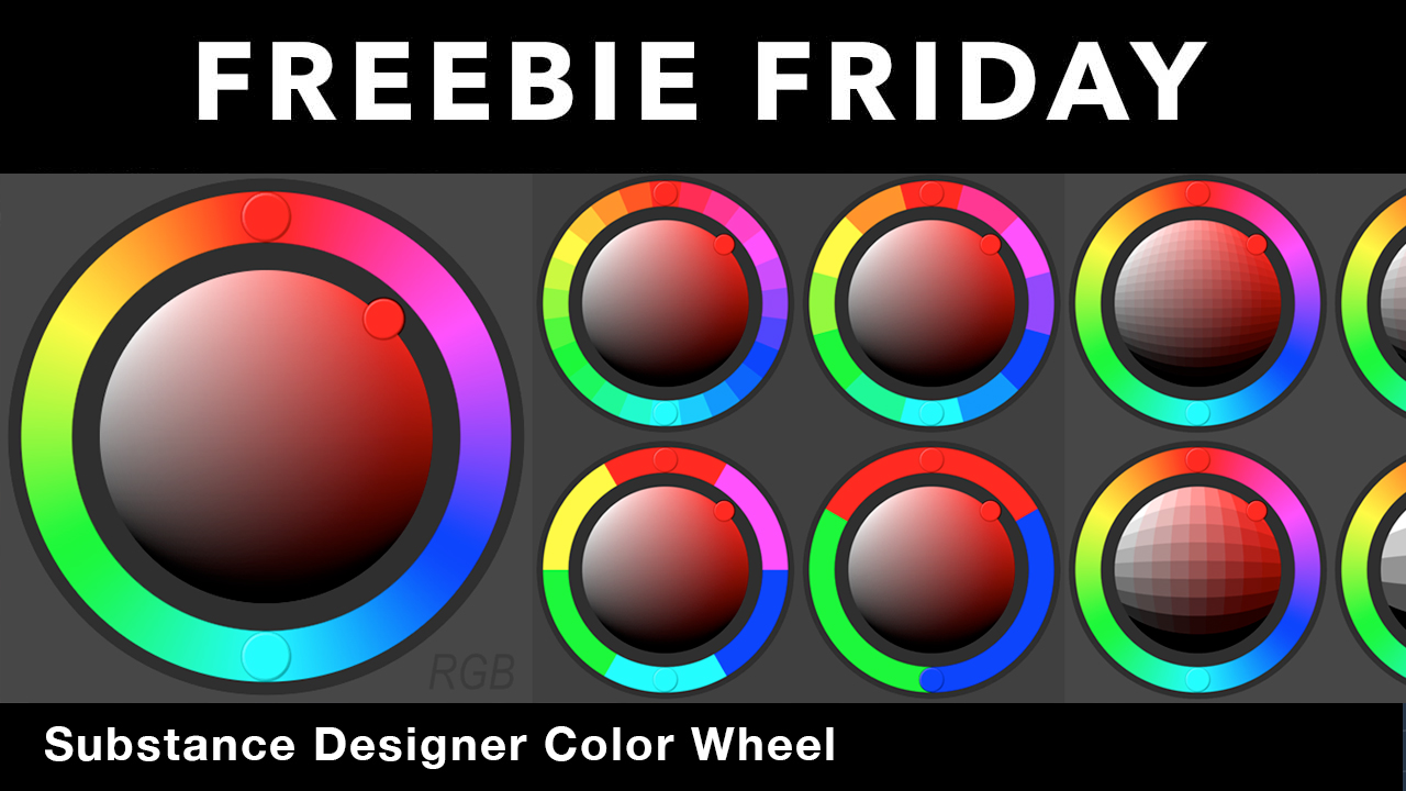 Freebie: Substance Designer Color Wheel