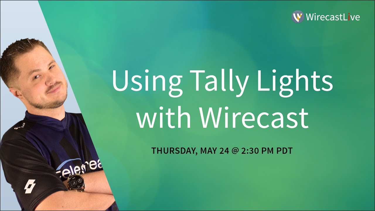 Using Tally Lights with Telestream Wirecast