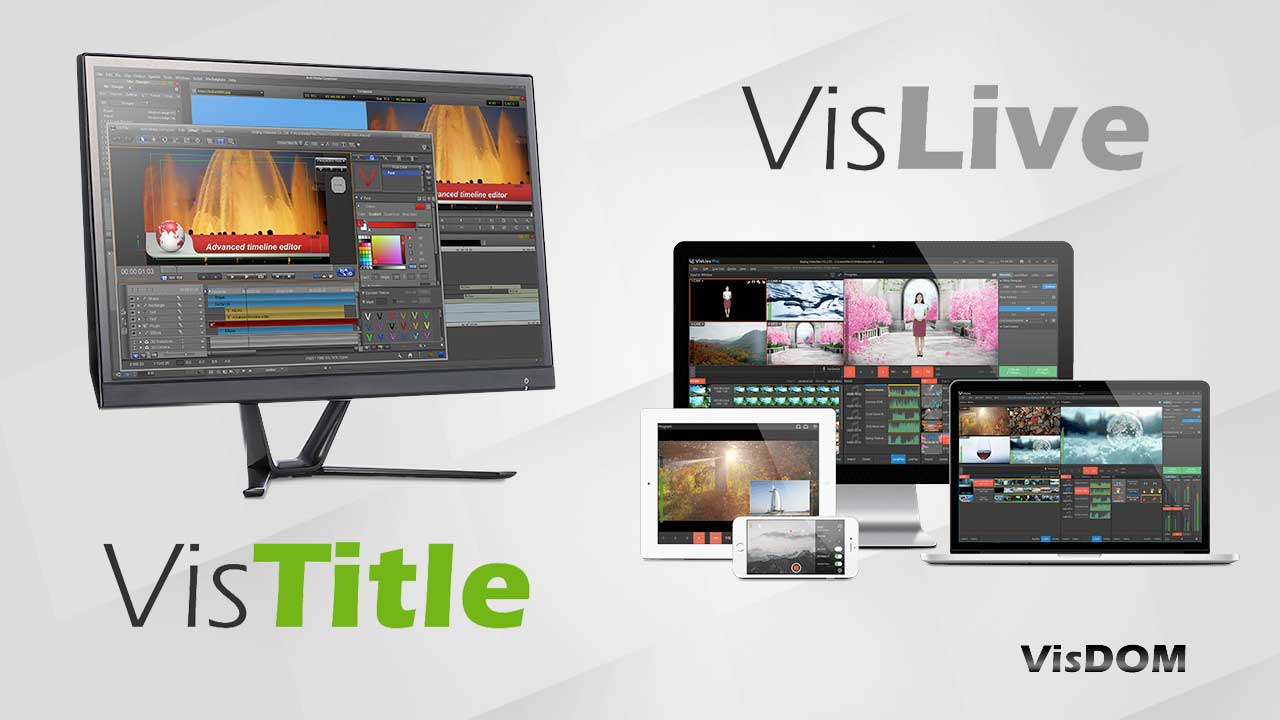New: VisDOM VisLive & VisTitle are Now Available at Toolfarm – Intro Special, 50% Off