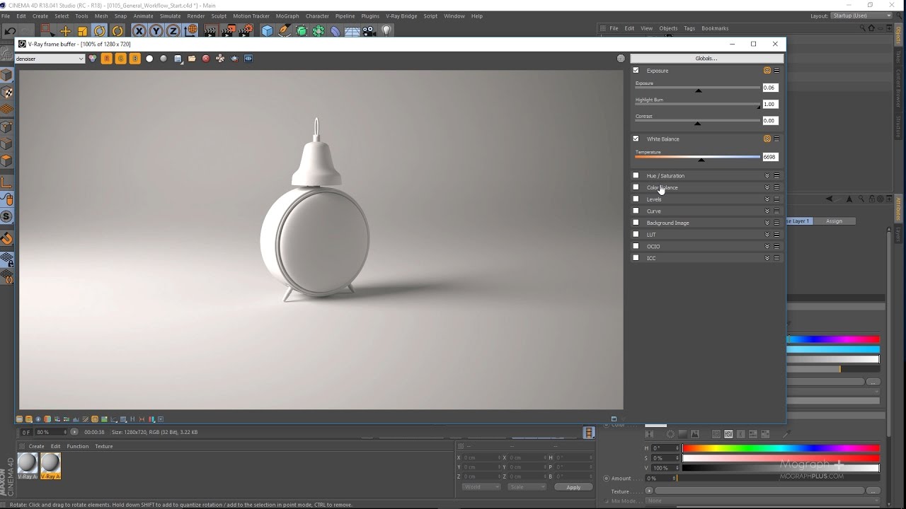 Intro to V-Ray 3.4 for C4D
