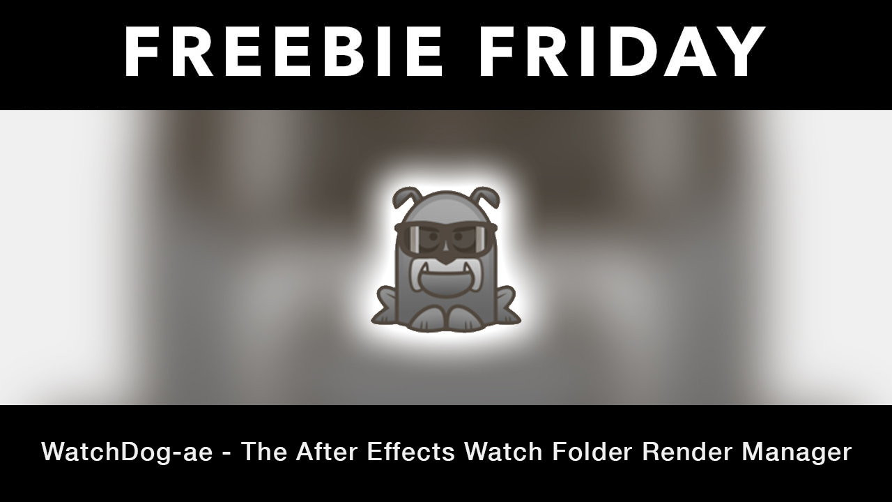 Freebie: After Effects: WatchDog-ae Render Manager for After Effects
