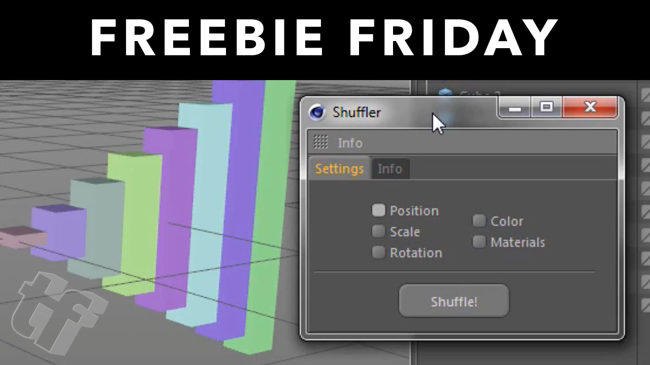 Freebie: Shuffler Cinema 4D plug-in