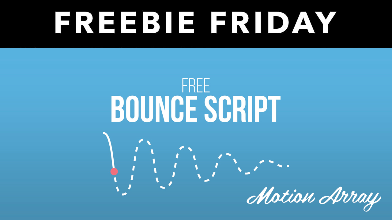 FreebieAE: Free Script Creates Easy Inertia in After Effects + Tutorial