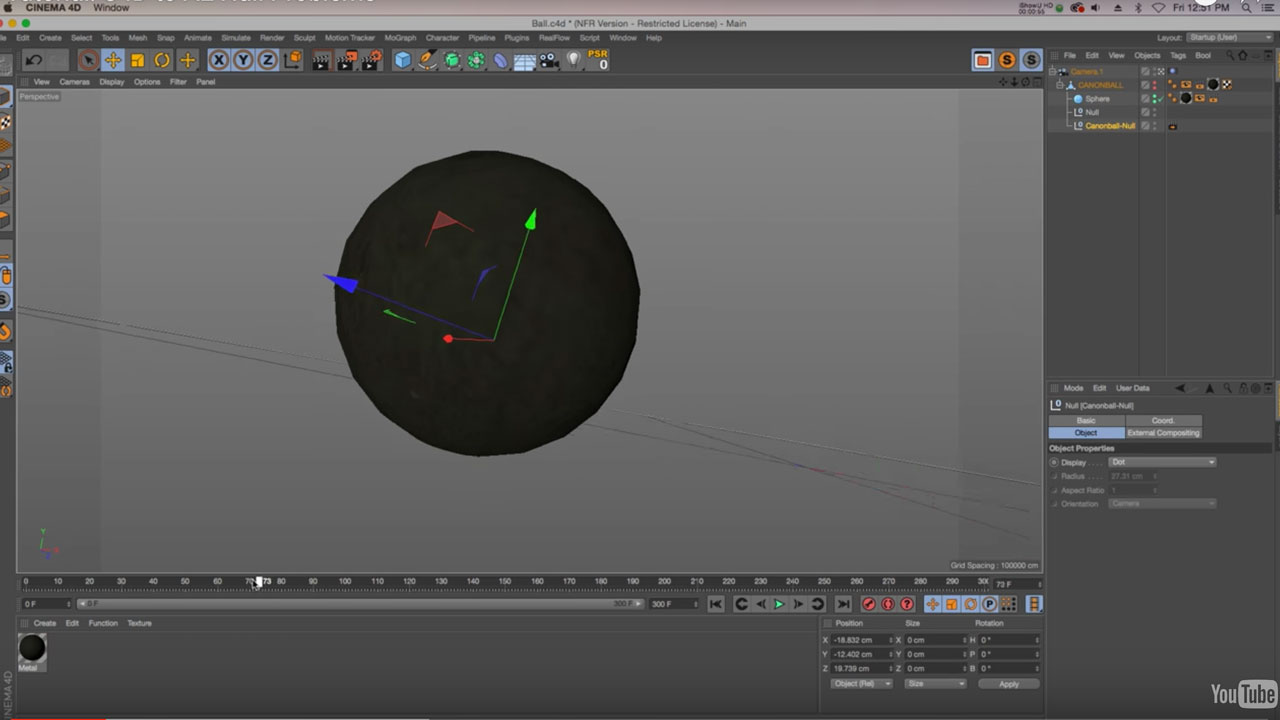 Cinema 4D to After Effects: Working with Nulls