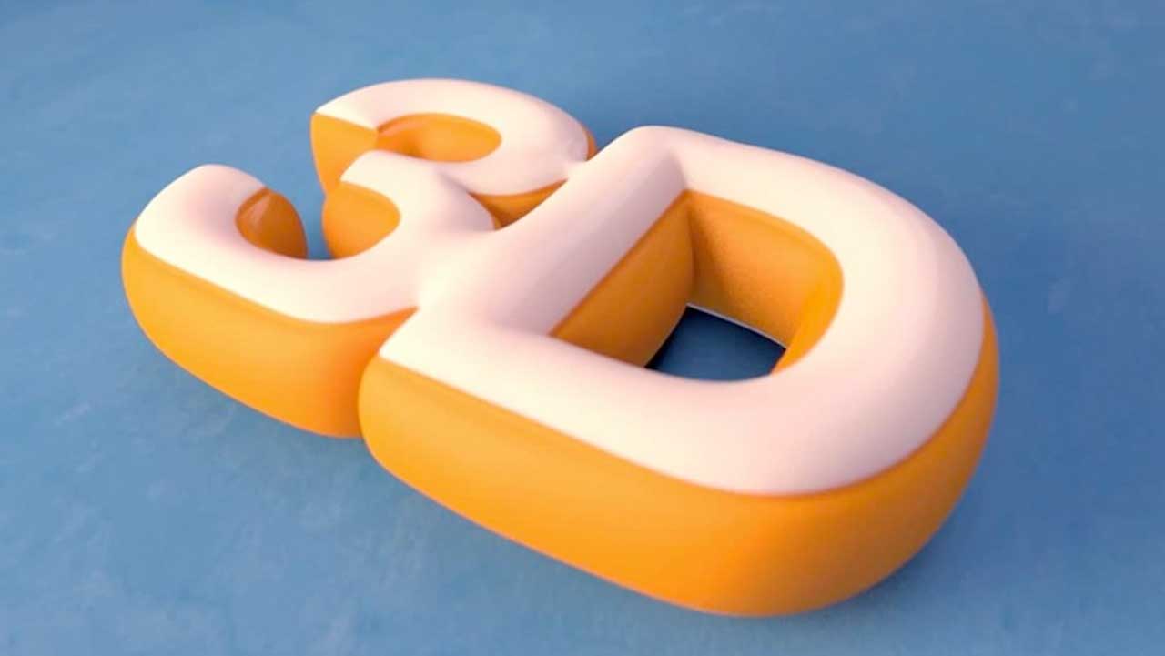 Inflated Text in Cinema 4D