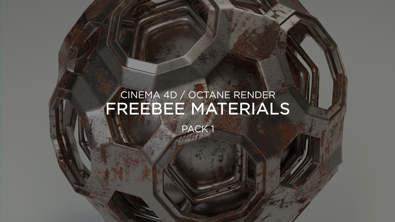 Freebie: Cinema 4D and Octane Render Materials Pack