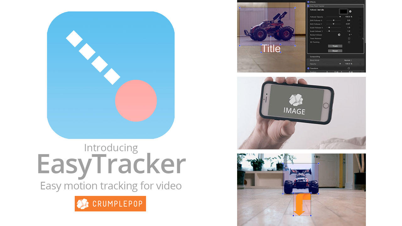 New: CrumplePop Easy Tracker for FCPX is now available
