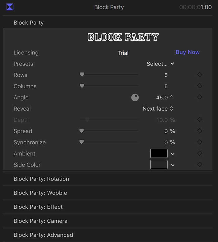 block party fcpx