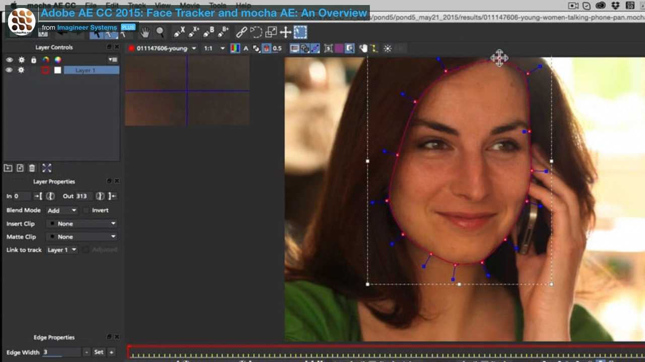 Use Mocha to Assist With After Effects Face Tracker
