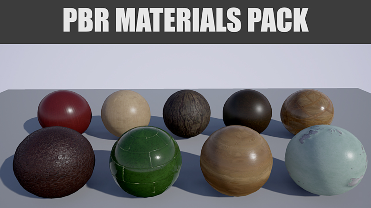 Freebie: Free PBR Materials for Substance, Unity, Unreal