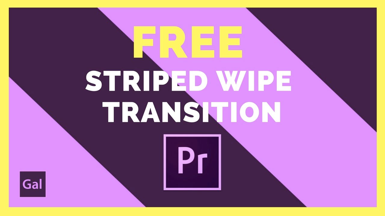 Freebie: Premiere Pro Free Transition Wipe with Tutorial