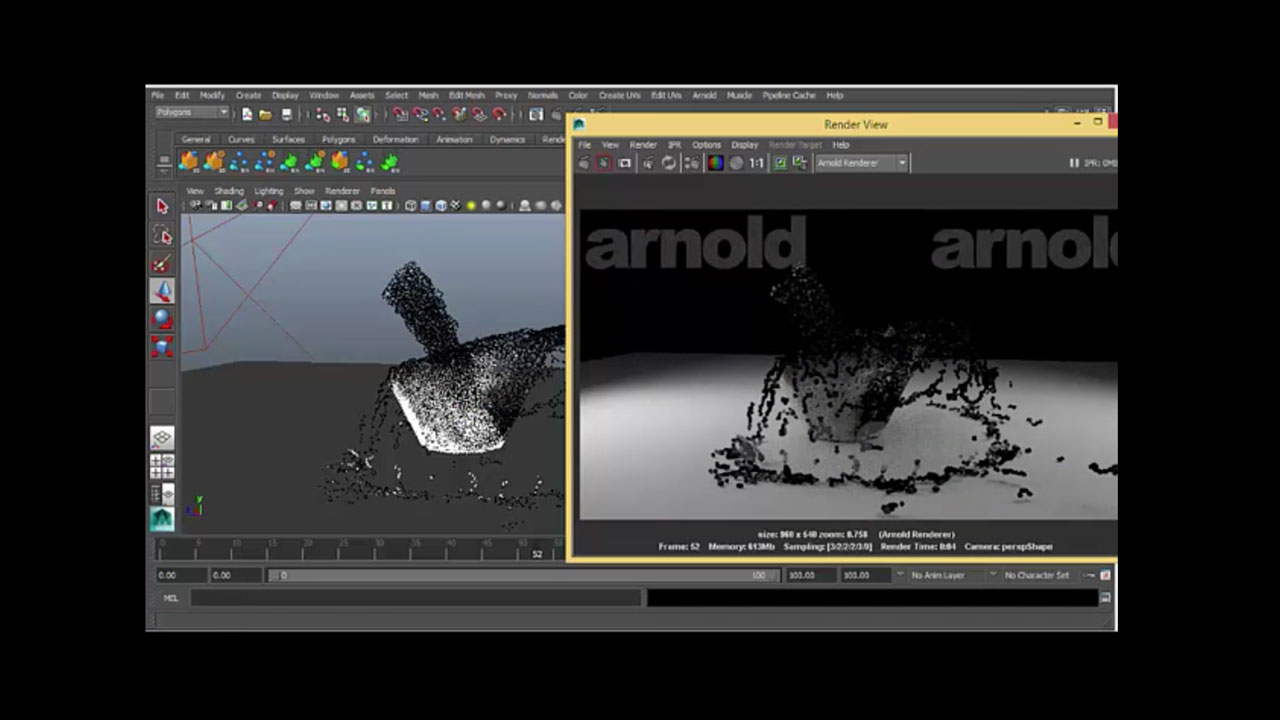 RealFlow Particle Channels in Maya