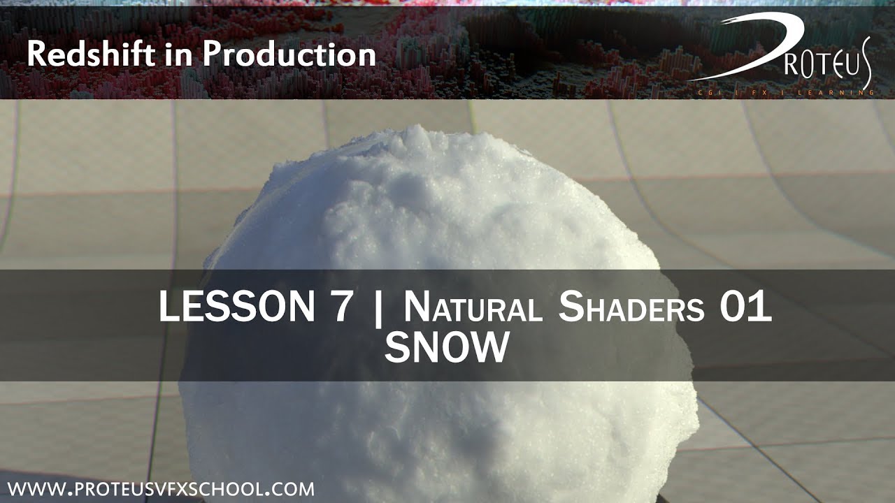 Creating a Snow Shader with Redshift and Autodesk 3ds Max