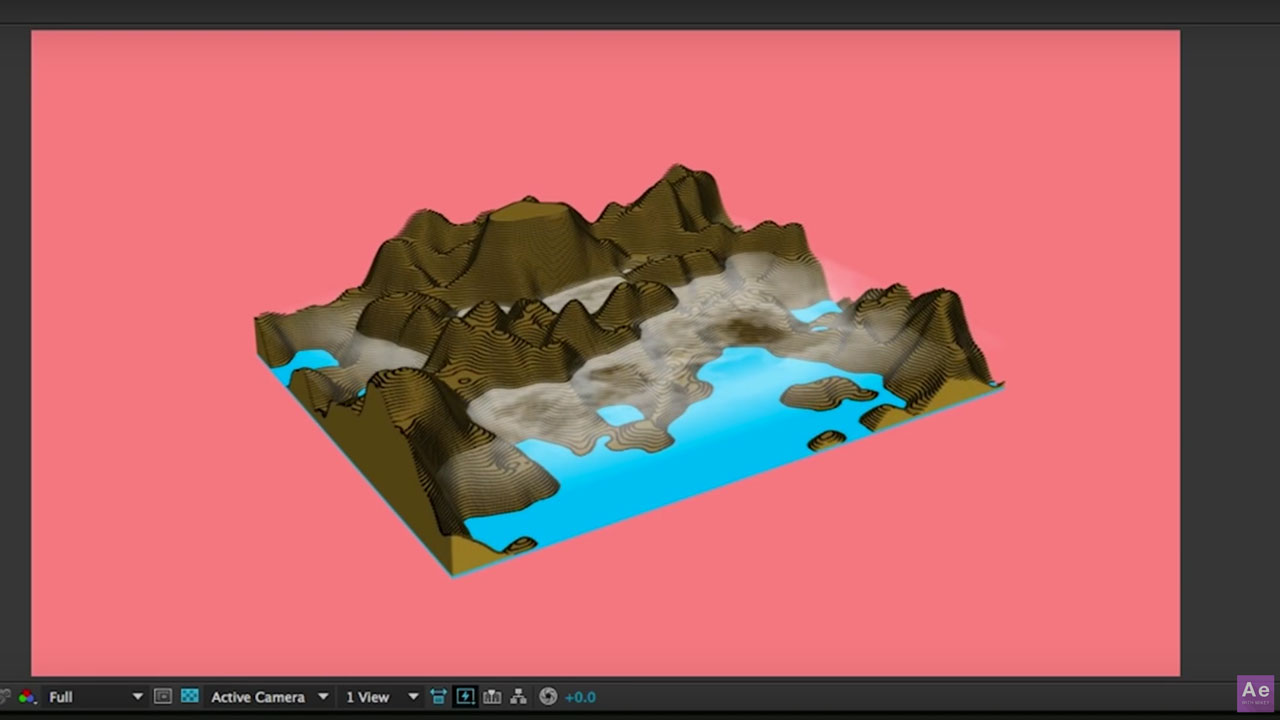 AE: Creating 3D topographic maps