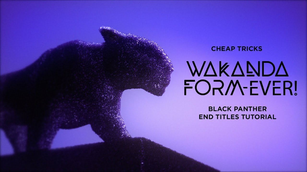 Wakanda Form-ever! by Action Movie Dad | Red Giant Cheap Tricks