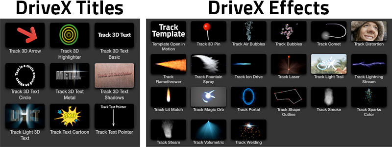 coremelt drive x titles effects