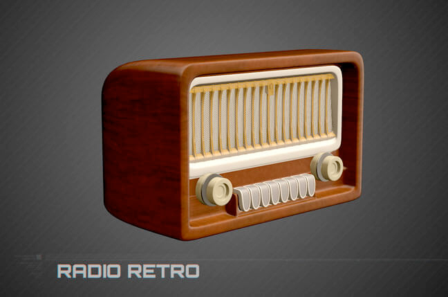 pixel lab technology pack for element 3d retro radio