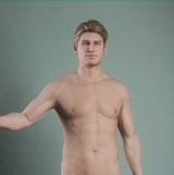 NoneCG Adult Male Brian Nude Rigged