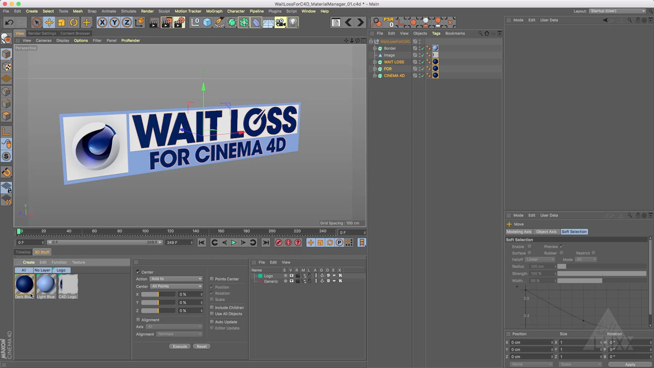 wait loss for cinema 4d materials