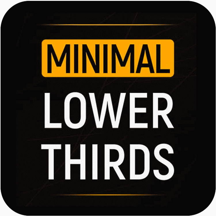 PremiumVFX Minimal Lower Thirds