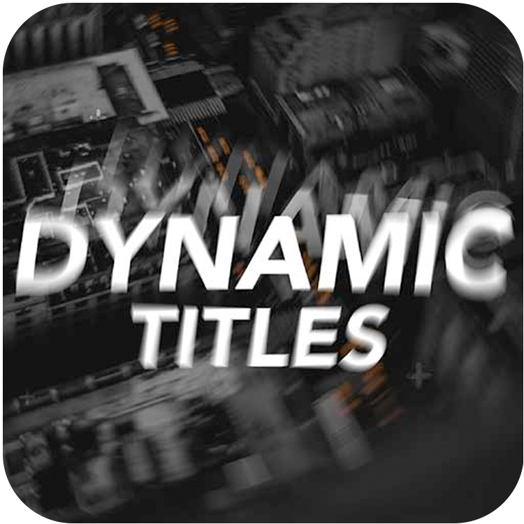 premiumvfx dynamic titles