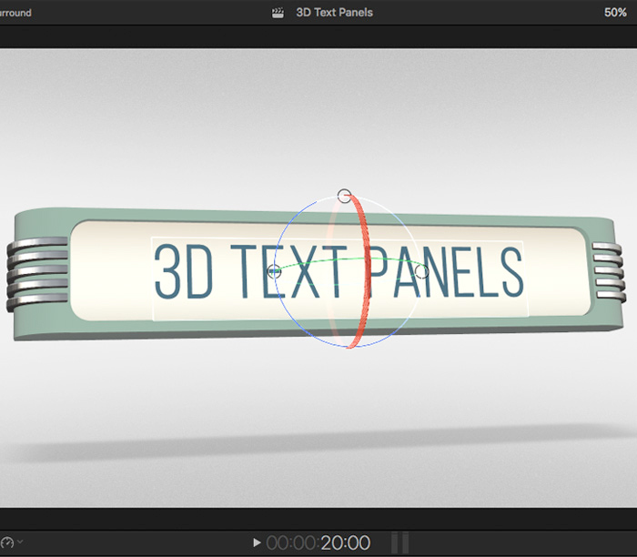 squidfx 3d text panel control