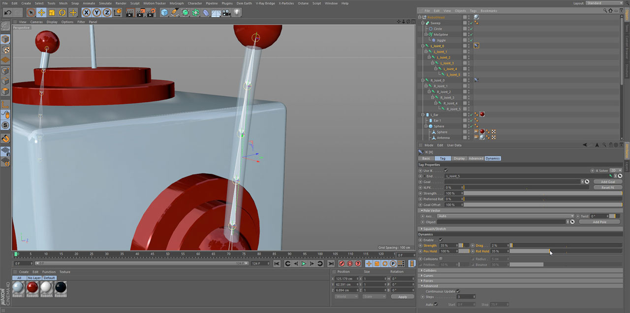 helloluxx learn c4d rigging in one day robot antenna