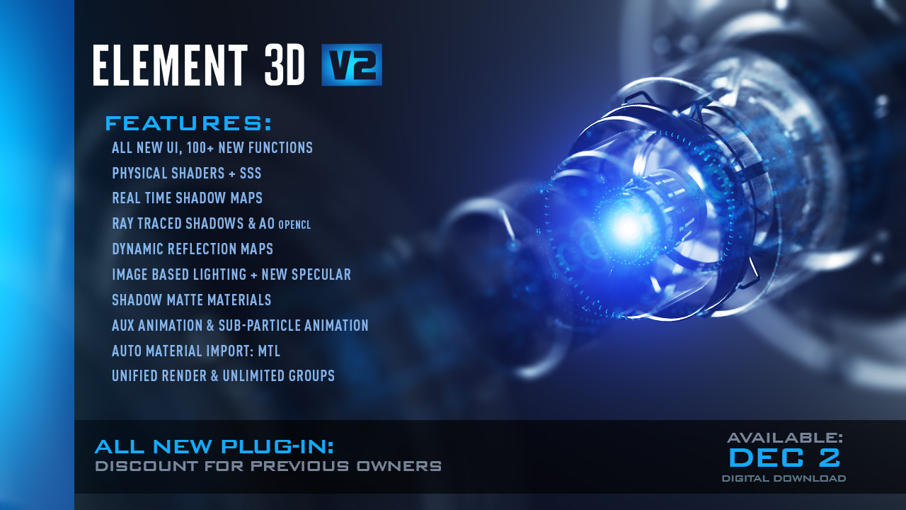 video copilot element 3d v2 date banner