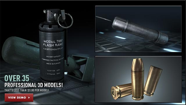 Video Copilot Projectile Weapons Model Pack