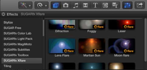 Xflare in FCPX